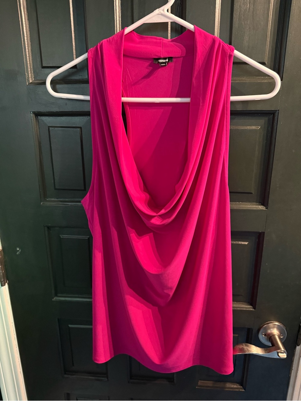 Express Cowl Neck Racerback Top